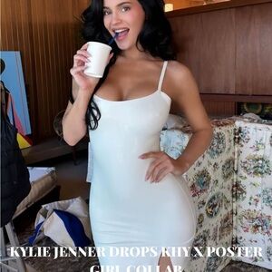 Khy X Poster Girl latex dress in White Bodycon Dress